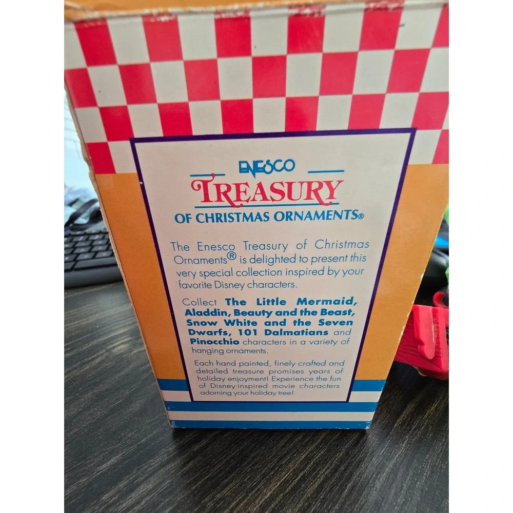 Enesco Treasury of Christmas Ornaments Pinocchio Wishing On A Star Disney‎ Boxed
